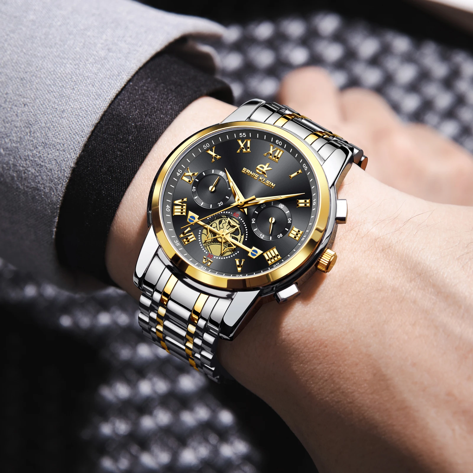 Men's luxury big brand watch 2024 Top Classic Roman Scale Dial