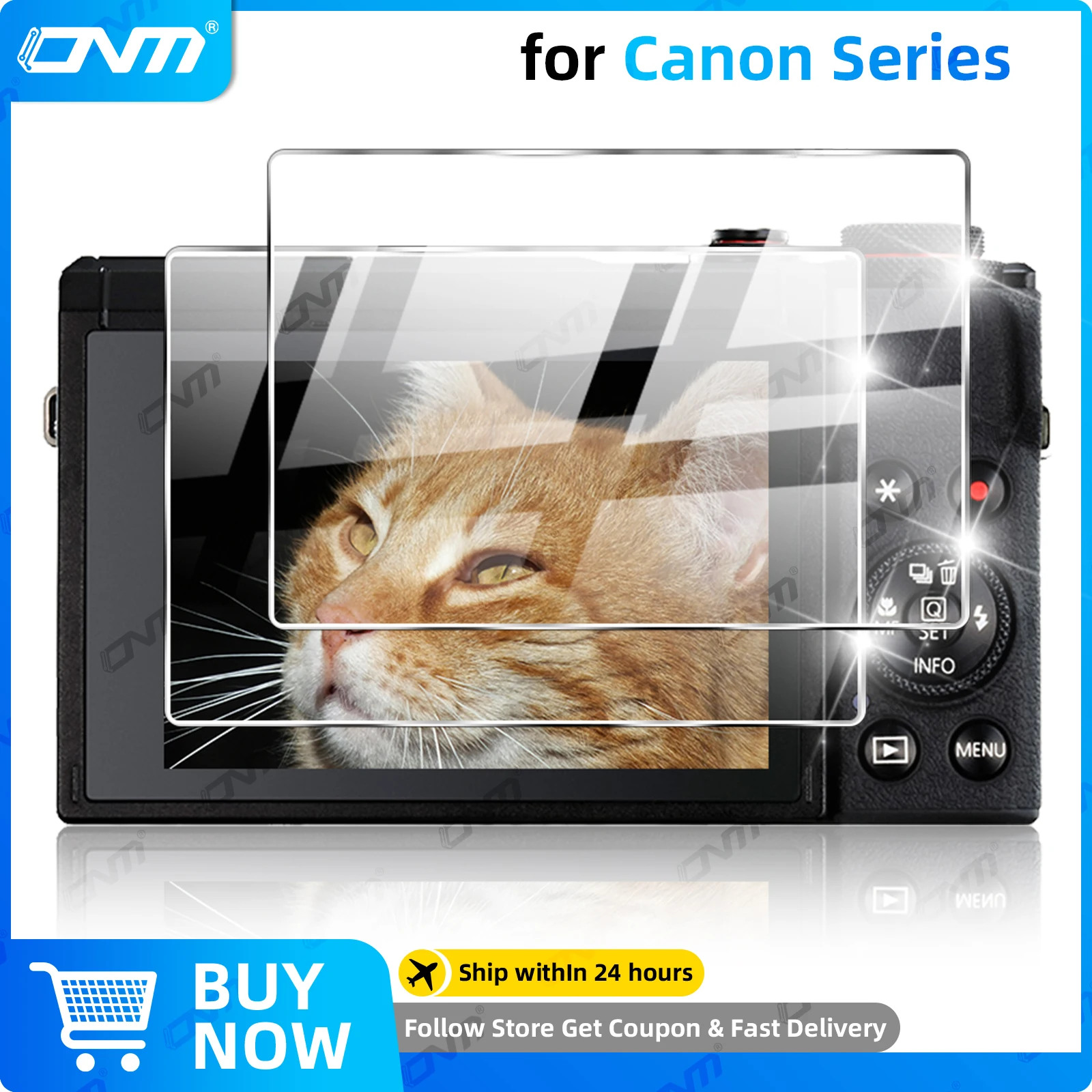 Tempered Glass Screen Protector for Canon PowerShot