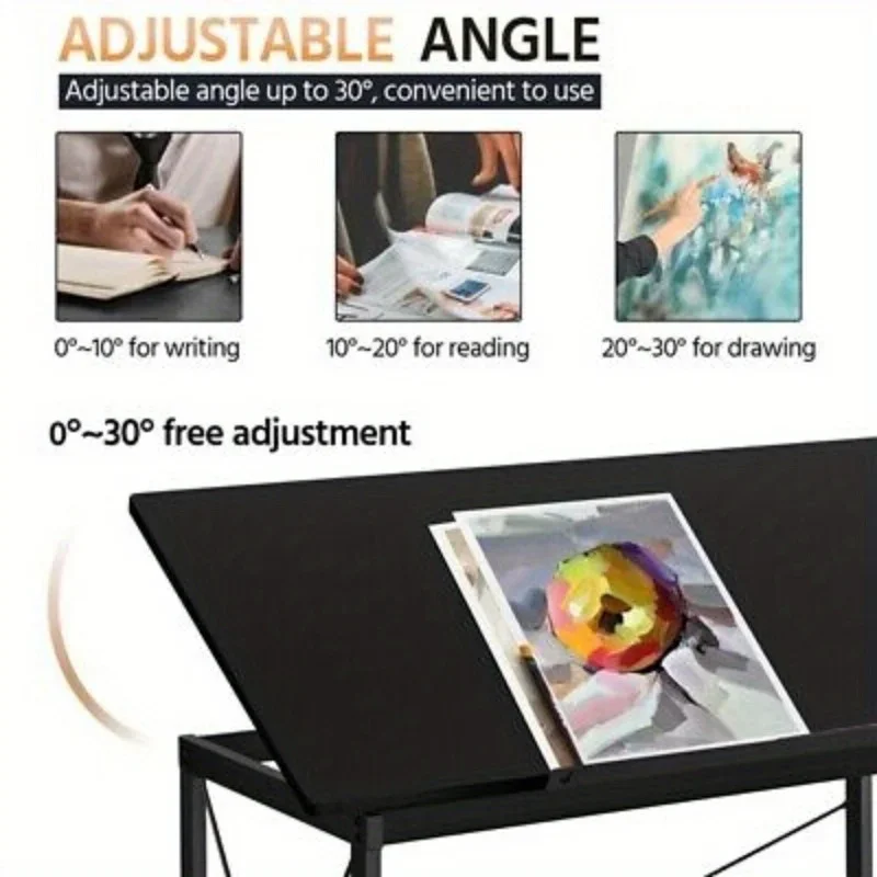 Art Table Adjustable Drafting Craft Desk Artist Drawing Sketching Painting Table