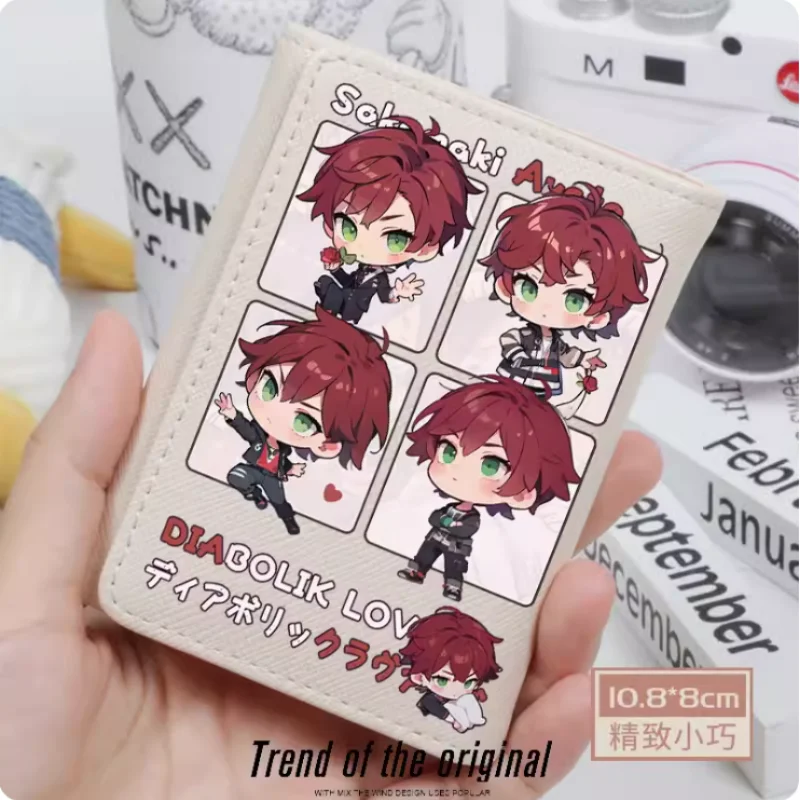 

Anime DIABOLIK LOVERS Sakamaki Ayato Fashion Wallets PU Purse Card Holder Hasp Money Bag Cosplay Gift B595