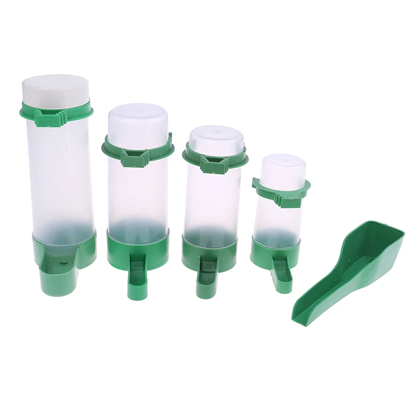 Pet Cage Aviary Bird Parrot Budgie Canary Drinker Food Feeder Waterer Clip bird feeder parrot feeder