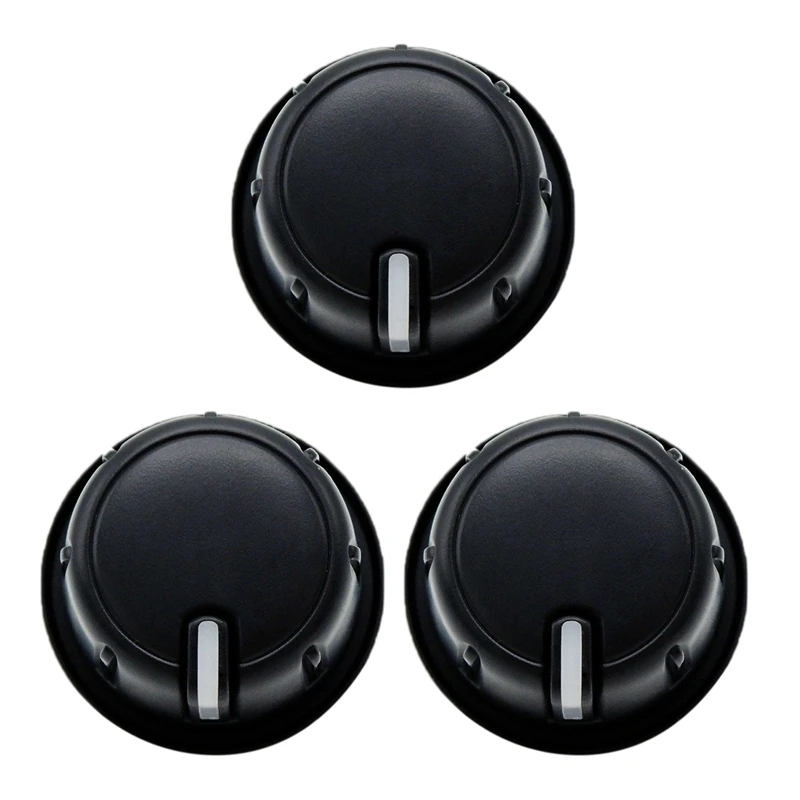 3x Heater Control Knob Suitable For Toyota Hilux Kun26 Ggn25 Kun16