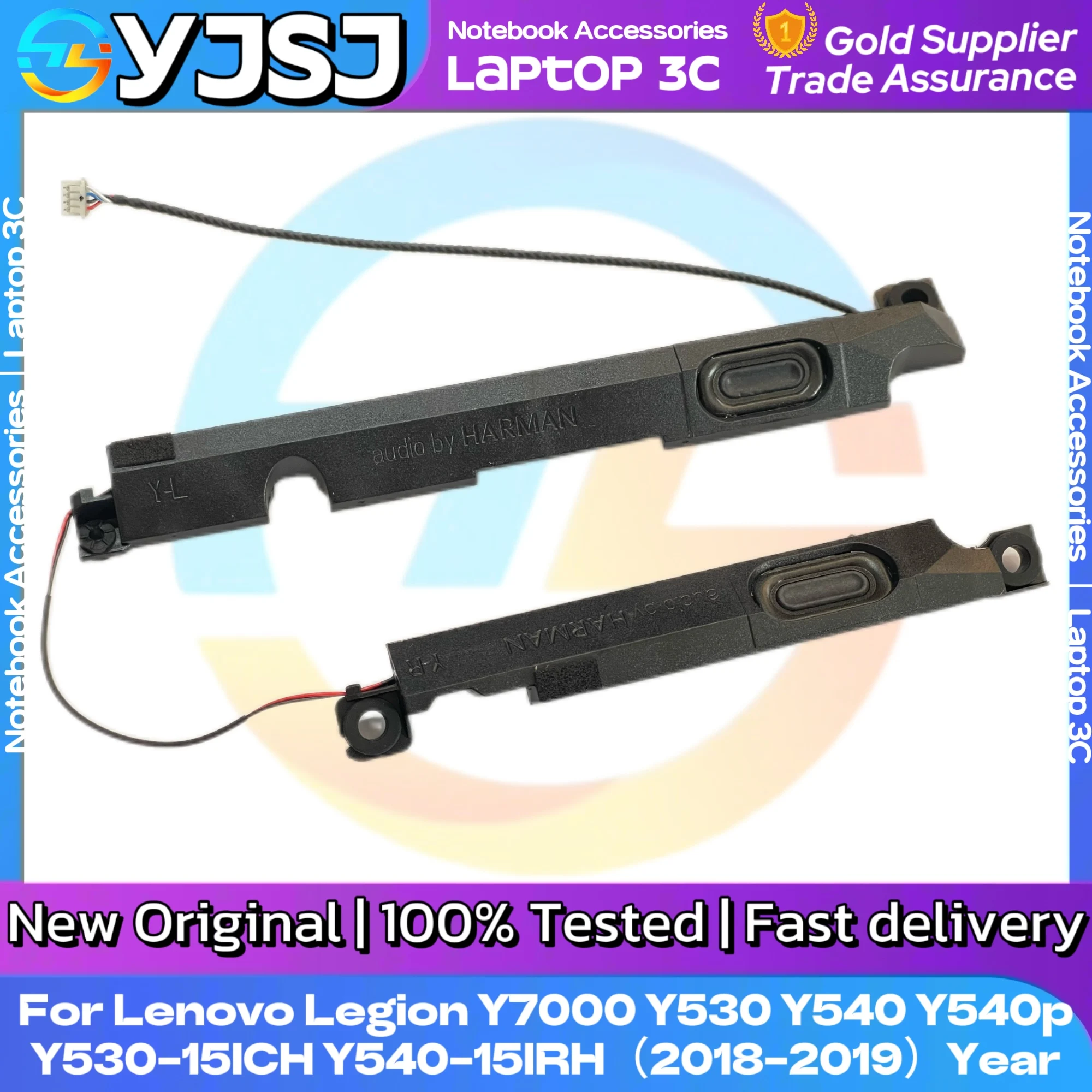 New Original Laptop Built-in Speaker for Lenovo Legion Y7000 Y530 Y540 Y530-15ICH Y540-15IRH (-) Year PK23000QMC0 laptop speaker