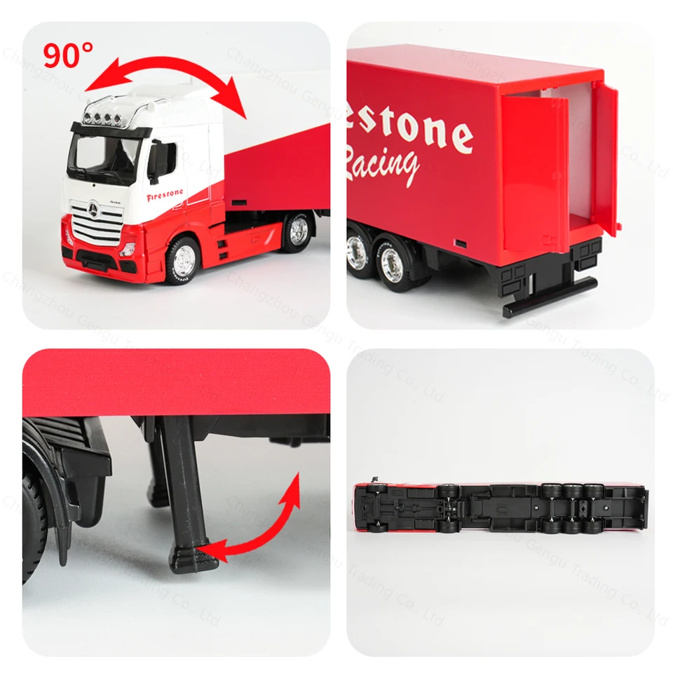 Mercedes Benz Actros 1/43スケール Diecast: Mercedes-Benz Actros Gigaspace Truck • 1:43 Scale
