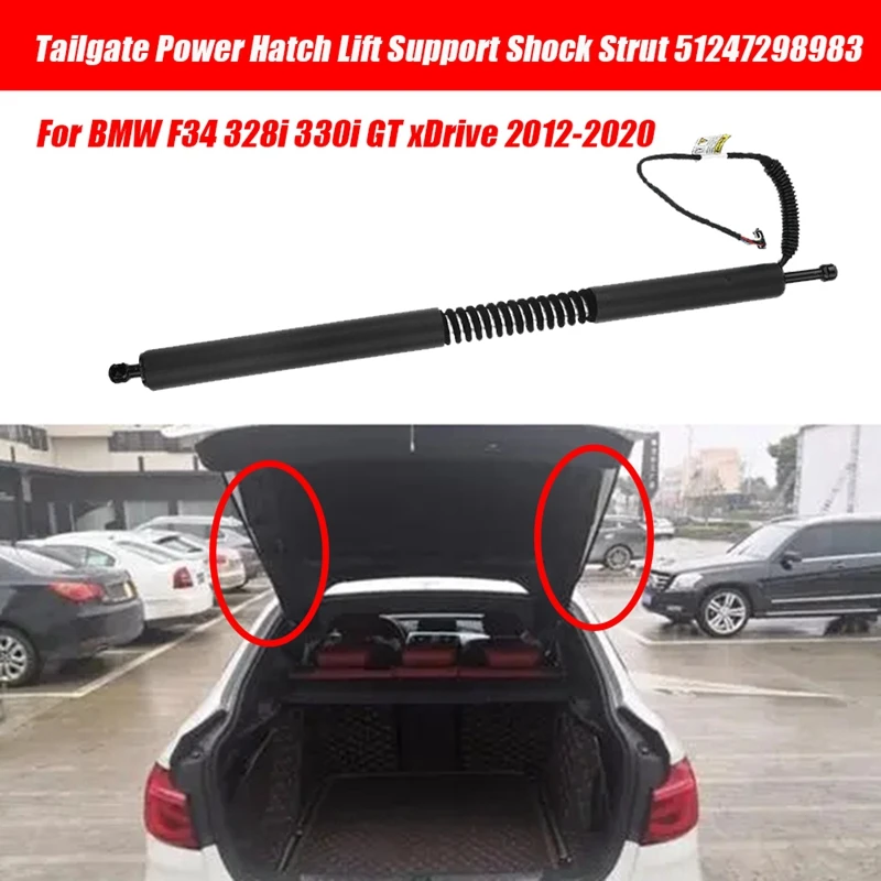 

Rear Left Tailgate Power Hatch Lift Support Parts 51247298983 For BMW F34 328I 330I GT Xdrive 2012-2020 Liftgate Shock Strut