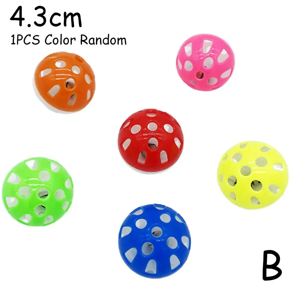 Haustier Papagei Katze Spielzeug Bunte Hohl Roll Glocke Ball Vogel Kauen Spielzeug Sittich Nymphensittich Papagei Käfig Gatos Spaß Spielzeug für Wellensittich – Detail 9