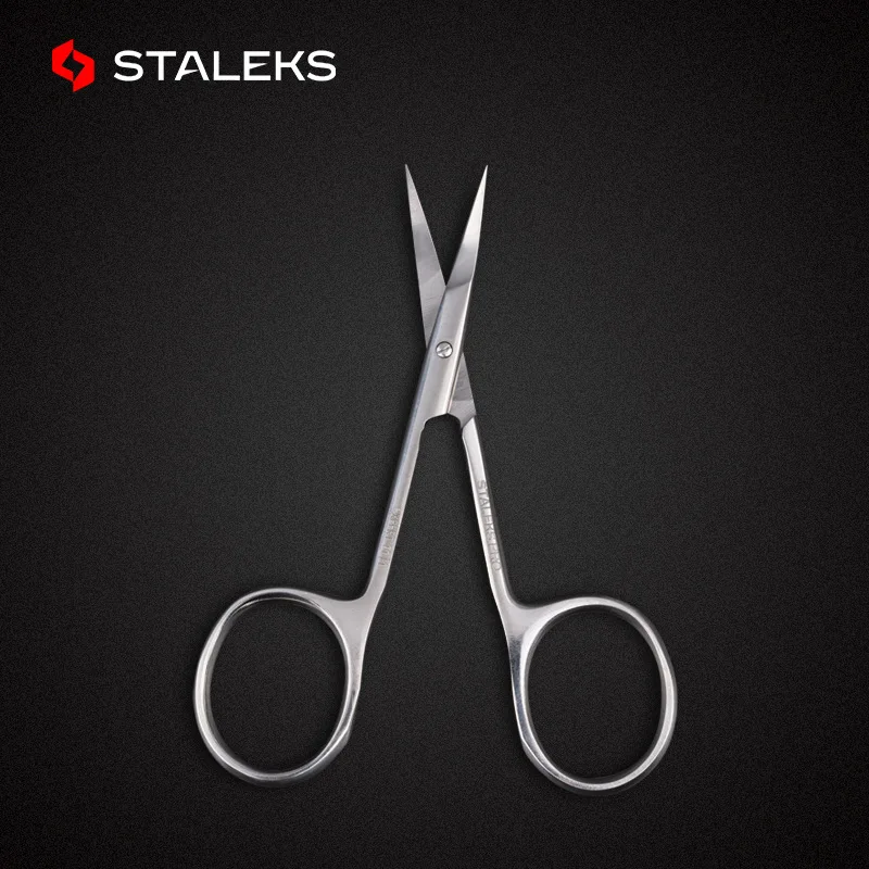 STALEKS Pro Expert 11 Type 1 High Quality Nail Cuticle Scissors Stainless Steel Eyebrow Scissors Trim Nose Hair Makeup Tools 4