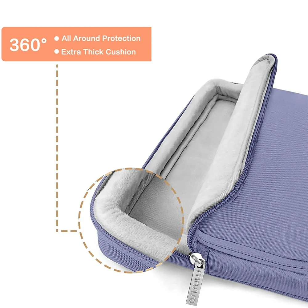 Bolsa para Portátil Case 13.3 14 15.6 17.3 Polegada para 2023 Macbook Pro ar m1 m2 Dell Lenovo hp Asus Notebook Bolsa de Ombro Maleta Manga - Imagem 6