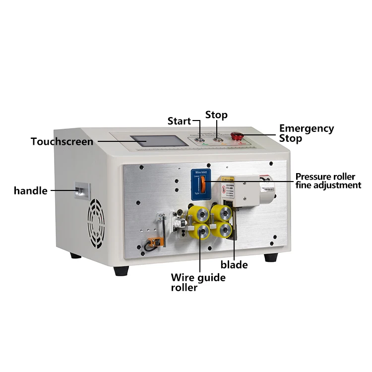Automatic Wire Stripping Machine JH-608-QG4-S Computer Type Stripping Tool for E