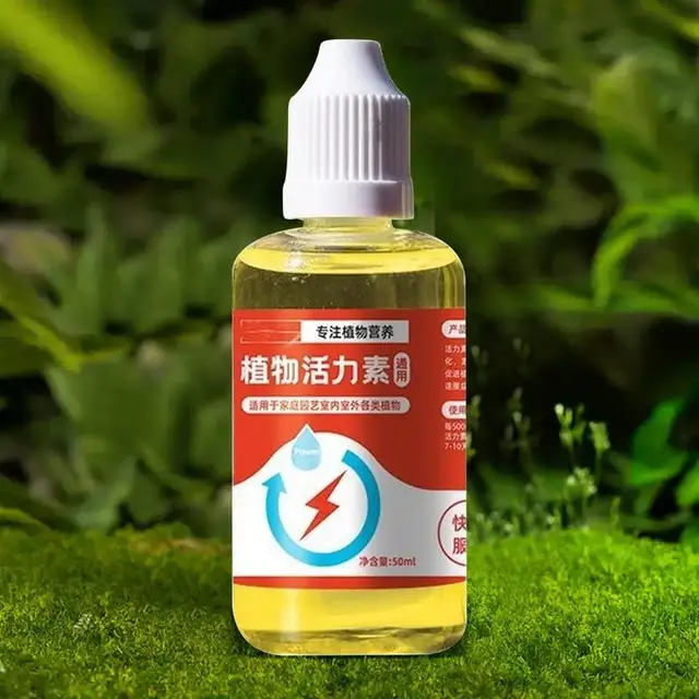 50 Ml-Es Növények Növekedés Fokozó Kiegészítő Folyékony Növényi Tápanyag-Oldat Transzplantációhoz És A Betegség Palántáinak Megmentéséhez - Image 2
