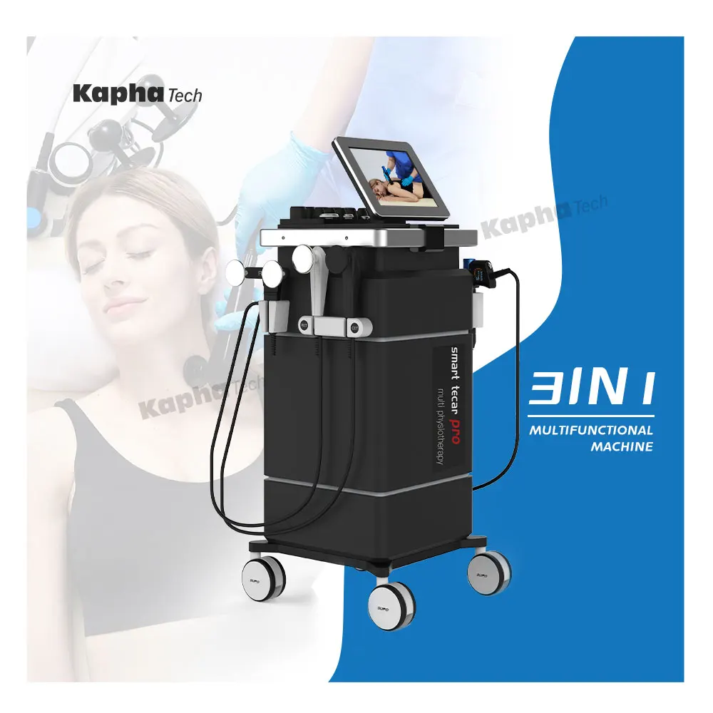 Dispositivo Per Terapia Ad Ultrasuoni Tecar Macchina Per Fisioterapia Ad Onde D'Urto Per Alleviare Il Dolore E Trattamento Ed