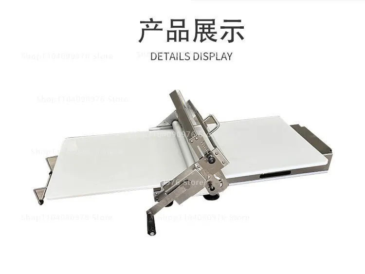 Manual Puff Pastry Machine Hand Cranked Dough Roller Croissant Pastry Sheet Make