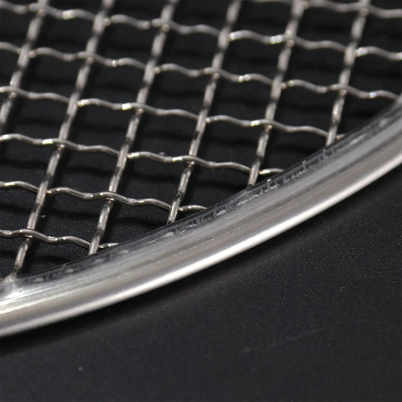 BBQ Net Stainless Steel Camping Grill Grate Mesh Pads Square Round Grilling Net Fire Cooking Outdoor Travel Picnic Firewood Rack