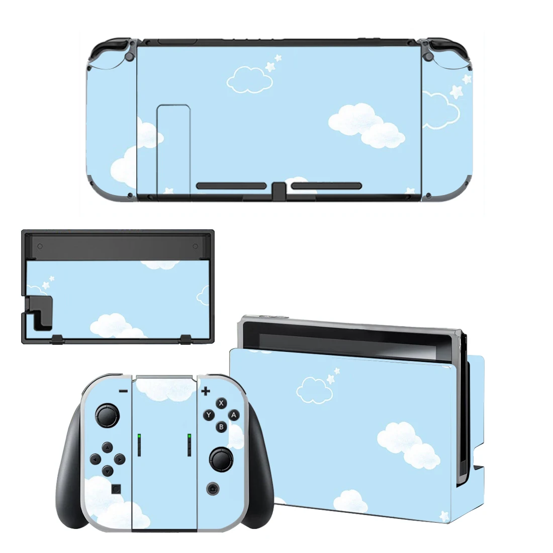 Vibrant Pure Pink-Purple Vinyl Skin Set for Console, Controller, and Stand