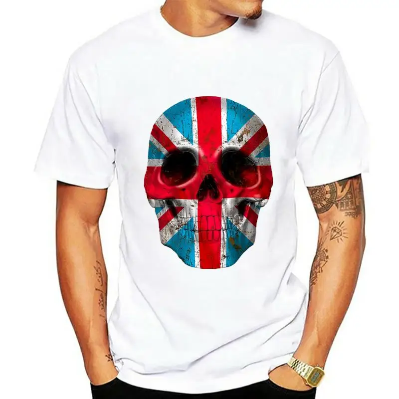 

LONDON SKULL UNION JACK GREAT BRITAIN ENGLAND UK ADULT T SHIRT S-XXL(1)