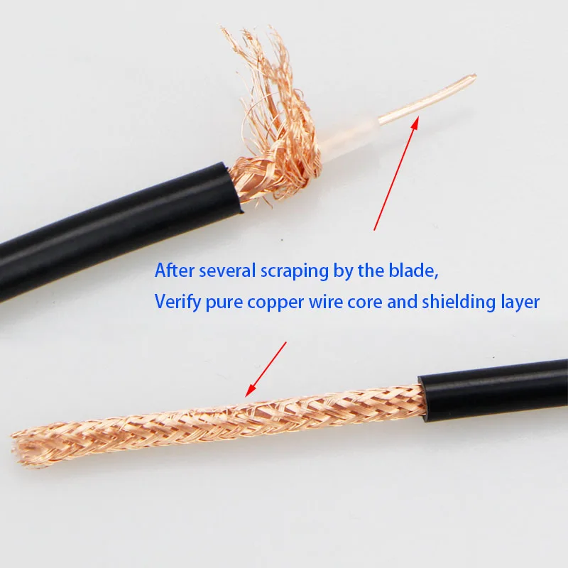 1Pcs RG58 N 여성 플러그-SMA 남성 플러그 안테나 커넥터 RF 동축 점퍼 피그테일 케이블(라디오 안테나 WIFI 라우터용)