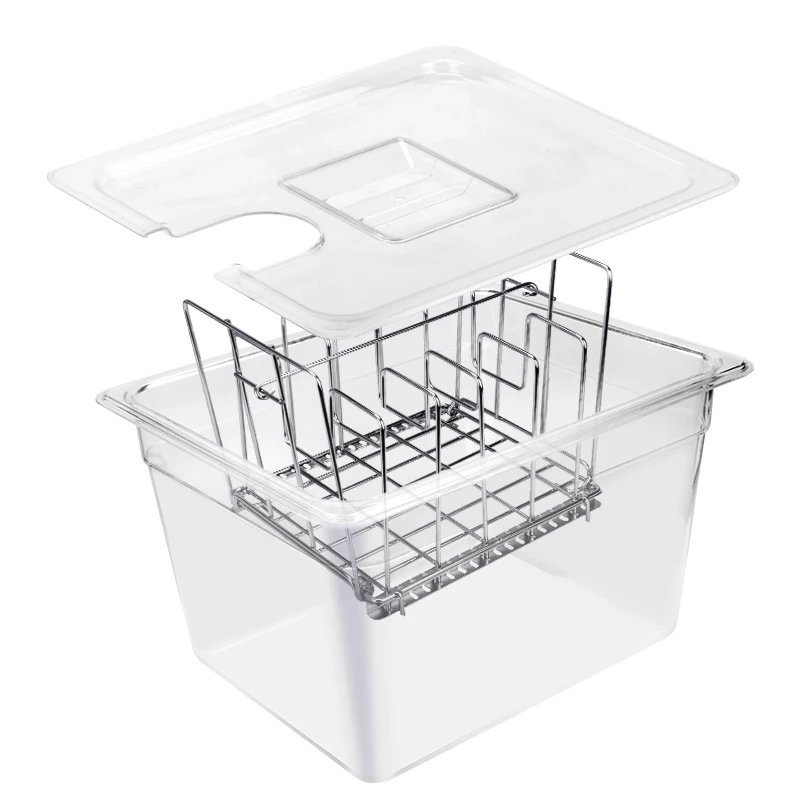 11L Sous Vide Cooker Container For Immersion Circulators Sous-Vide Machine Food Grade PC Material sous vide cooker sous vide container