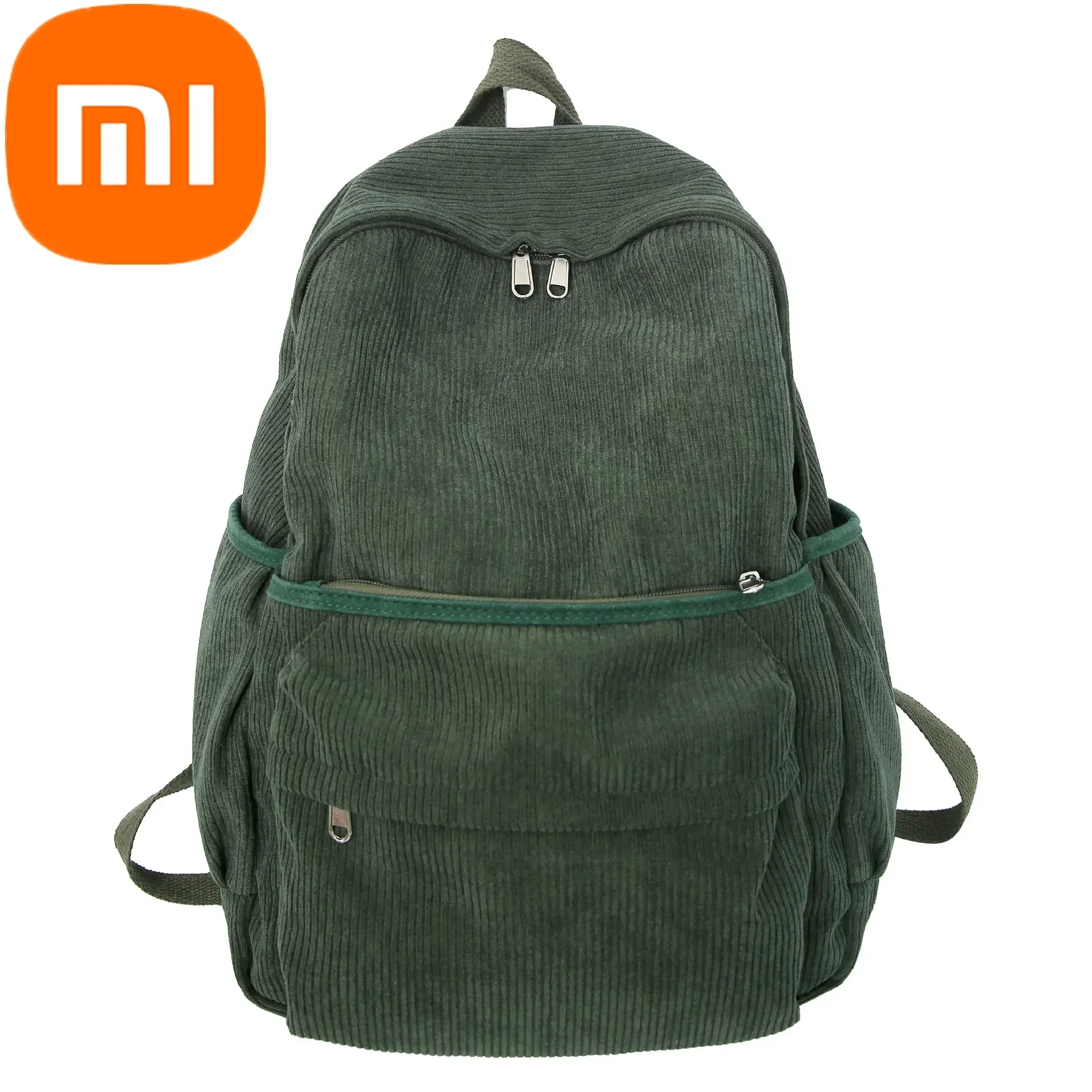 

Xiaomi Backpack for Female College Students Small Design Sense Corduroy Backpack for High School Students Backpack