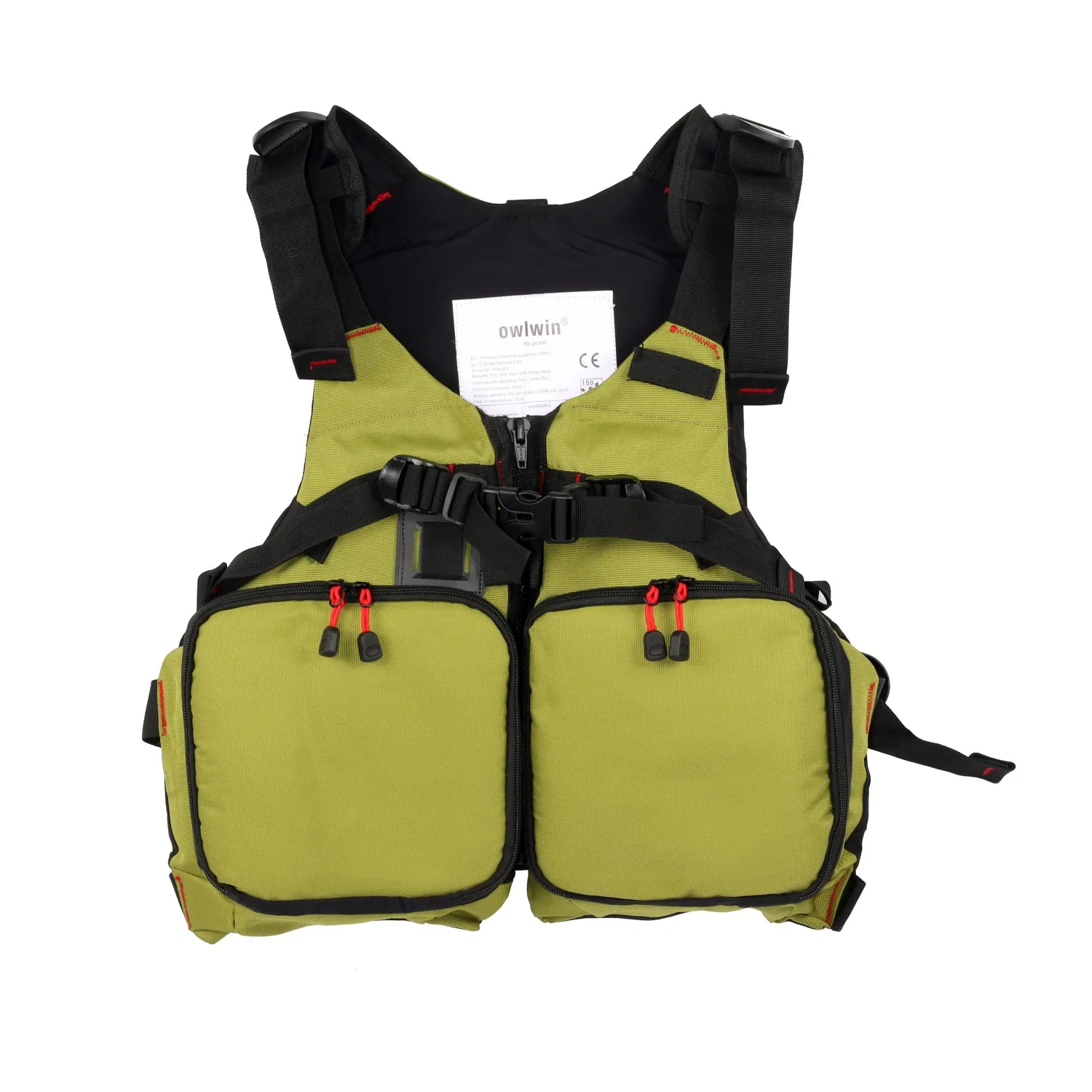 Professional Fishing Vest Kayak Life Jacket Lightweight Adjustable