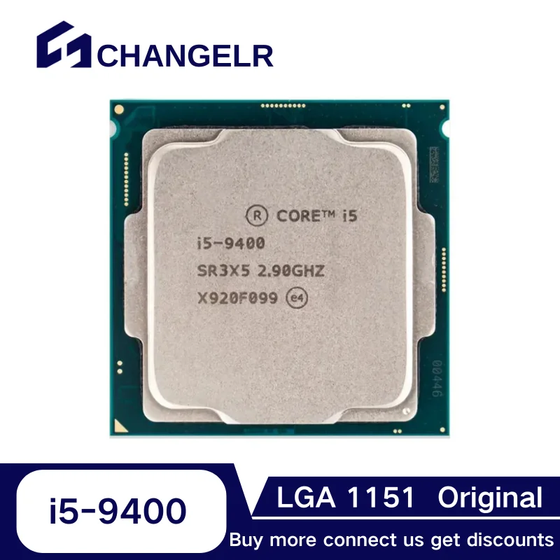 

Processor Core i5-9400 SR3X5 6Cores 6Threads LGA1151 CPU 14nm 4.1GHz 9Mb L3 Desktop i5 9400 LGA1151