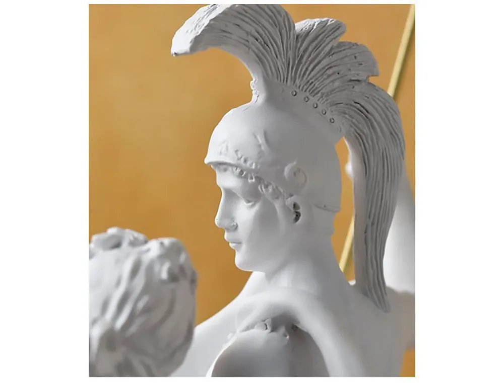 Description Picture 6 of itemAncient Greek soldier&goddess Resin sculpture ornaments,European nude figure,imitation plaster statue Gift,home Room decoration