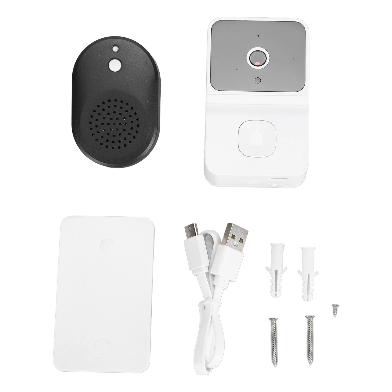 الذكية واي فاي جرس باب يتضمن شاشة عرض فيديو جرس باب يتضمن شاشة عرض فيديو كاميرا للرؤية الليلية AI كشف الحركة IP66 مقاوم للماء تقاسم متعدد المستخدمين للداخلية