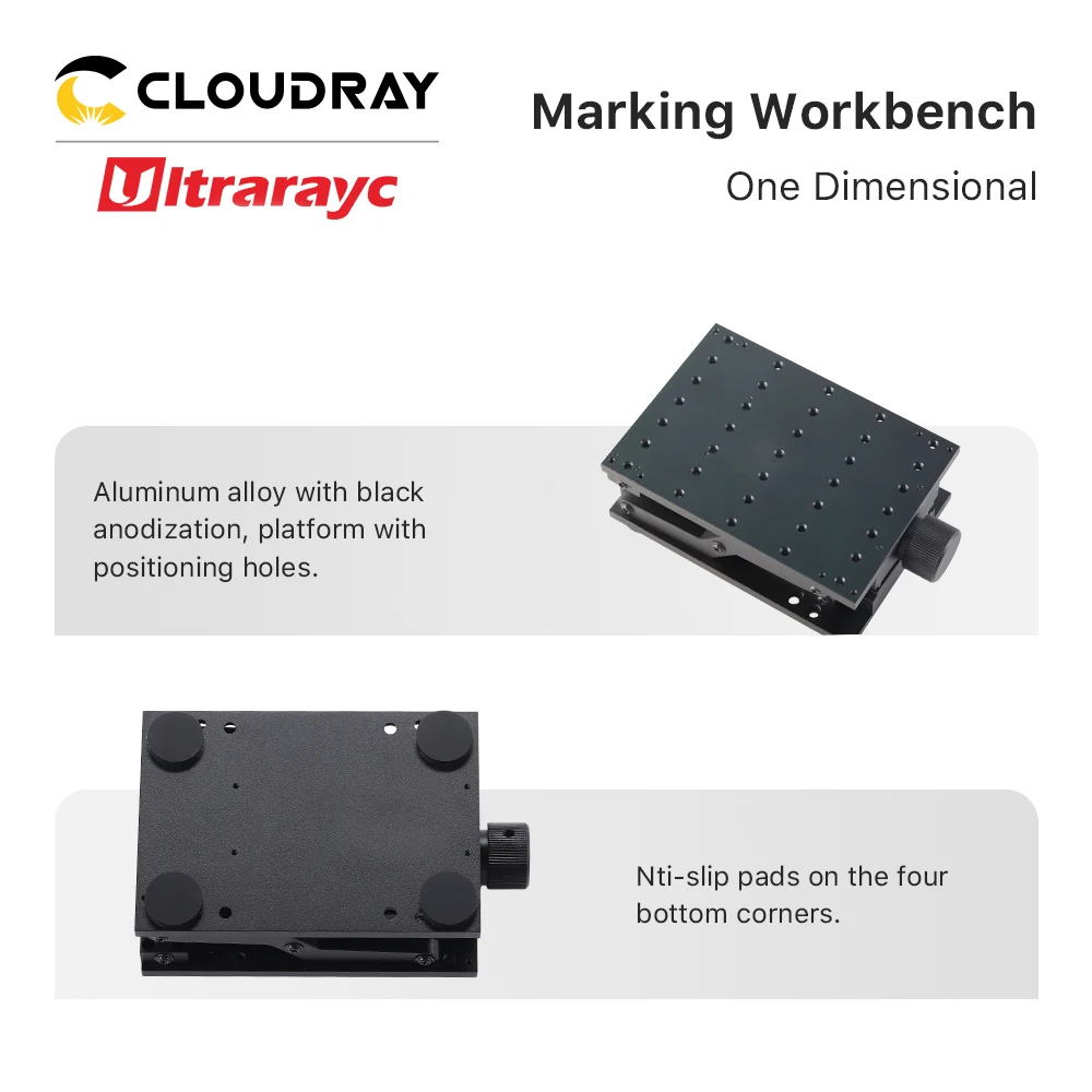 Worktable Ultra Light Metal 120*85*80 Small Size for DIY 1064nm Laser Engraver