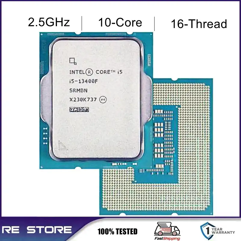 新品未使用Intel i5-13400F LGA 1700 Intel Core i5 13400F I5-13400F New CPU processor LGA 1700
