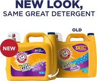 Liquid Laundry Detergent 128 Loads, 166.5 oz - Fresh Scent, High Efficiency, Stain Removal, Large Family, Everyday Use