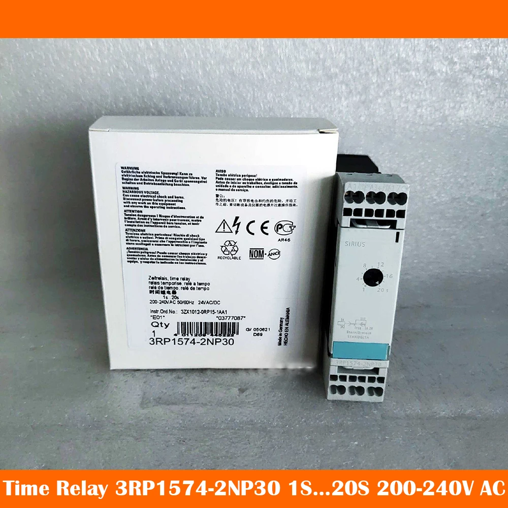 

Time Relay 3RP1574-2NP30 1S...20S 200-240V AC High Quality Work Fine Fast Ship
