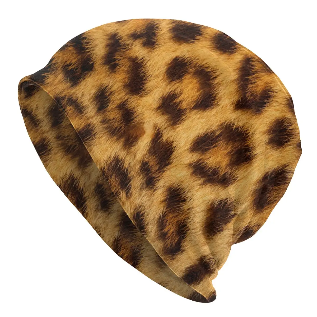 

Unisex Bonnet Winter Warm Knit Hat Leopard Wild Animal Skin Pattern 3D Print Skullies Beanies Cap Adult Spot Beanie Hats Ski Cap