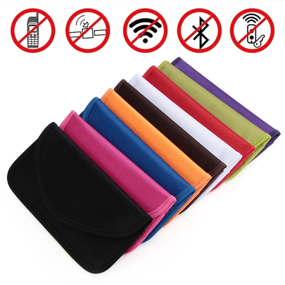 Portable RFID Blocking Faraday Pouch - Keyless Car Signal Protector