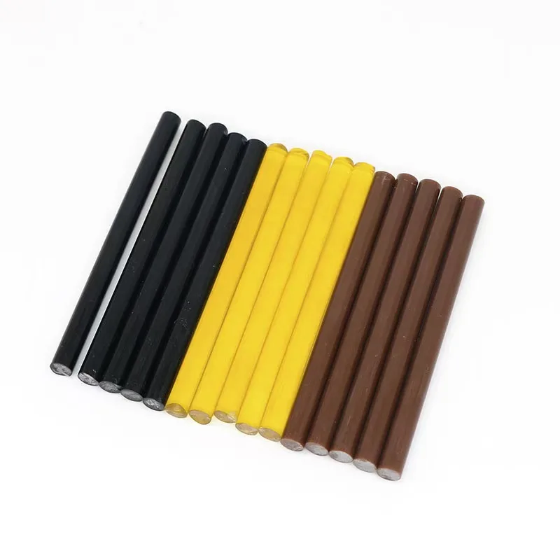 Hair Extension Glue Stick Nano 12pcs Hot Melt Strong Adhesive No Residue 4 Colors Individually Wrapped