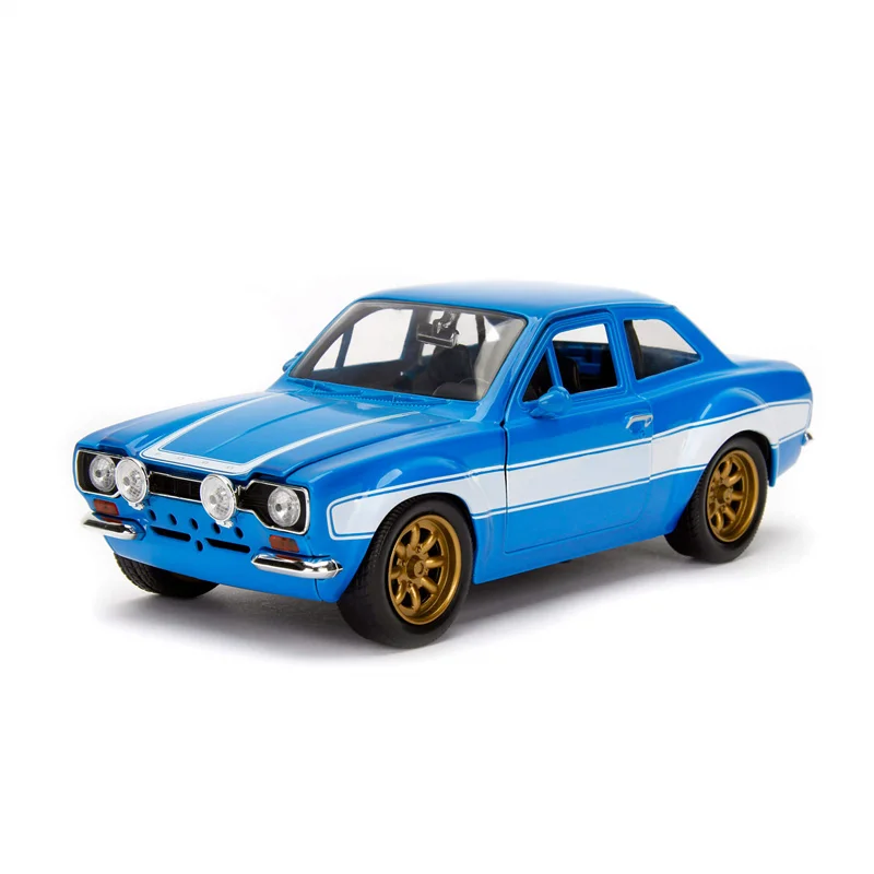1:24 Brian 1970 Ford Escort Macchinine Diecast Model Cars Cn (Origine) Diecast Metal Model Car
