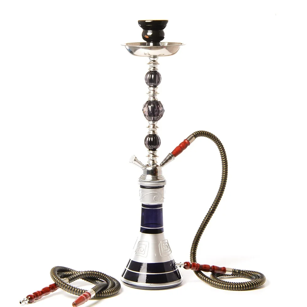 CompleteHookahSet2HosePortableHookahSetGlassHookahsTongs