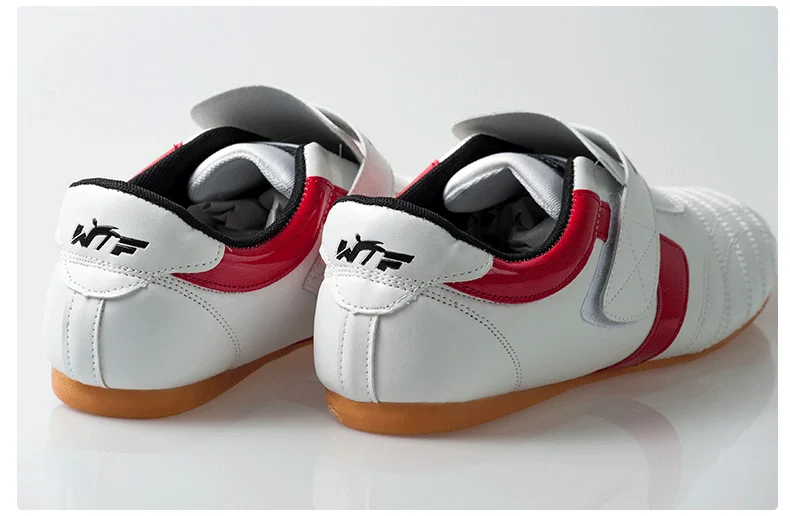 Description Picture 6 of itemTaekwondo Shoes Martial Arts Sneaker Boxing Karate Kung Fu Tai Chi Shoes Red Stripes Sneakers Lightweight Shoes
