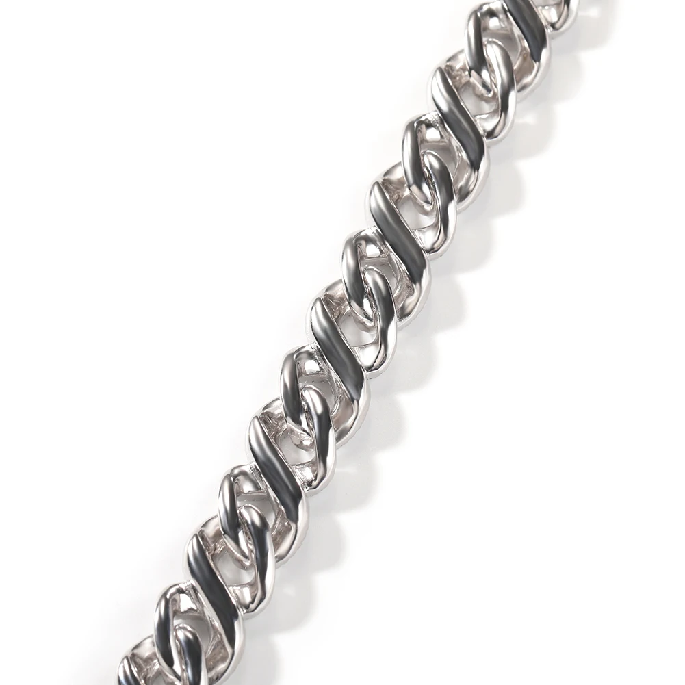 UWIN Black Baguettecz Infinity Bracelets for Women 12mm Iced Out Bling CZ Cuban Link Chain Anklets Fashion Jewelry for Gift