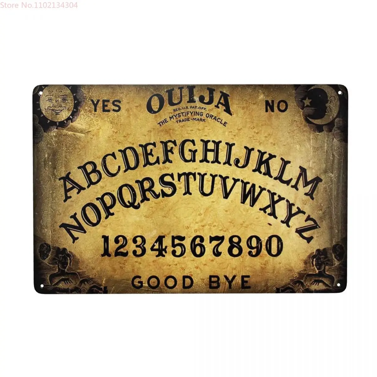 Ouija-tablero De Calaveras Púrpuras, Cartel Metal Retro De Lata Para  Adivinación De La Muerte, Halloween, Señales Decorativas, Decoración  Artística De Cafetería Y Patio - Placas Y Señales - AliExpress