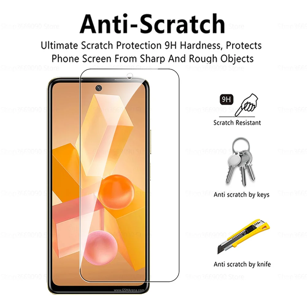 Premium Full Cover Tempered Glass Screen Protector - 1-4 Pack, Ultra-Durable Armor Protective Film