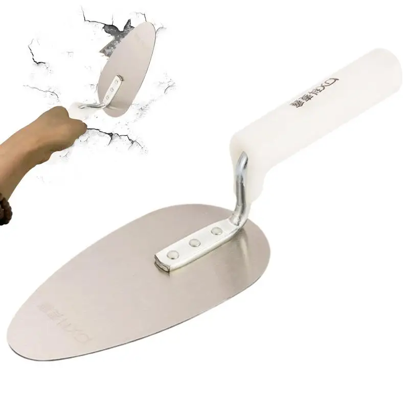 Concrete Trowel Stainless Steel Plastering Trowel Grout Ergonomic Handle Masonry Tools Construction Grouting