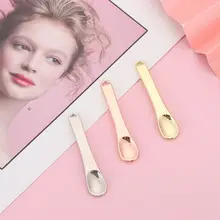 

Face Mask Skincare Spatula Beauty Scoop Cosmetic Reusable Scoop Mini Spoon Metal