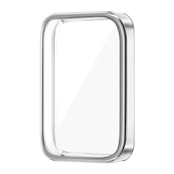 Shiny Slim Full - Cover Soft TPU Protective Case (Silver)