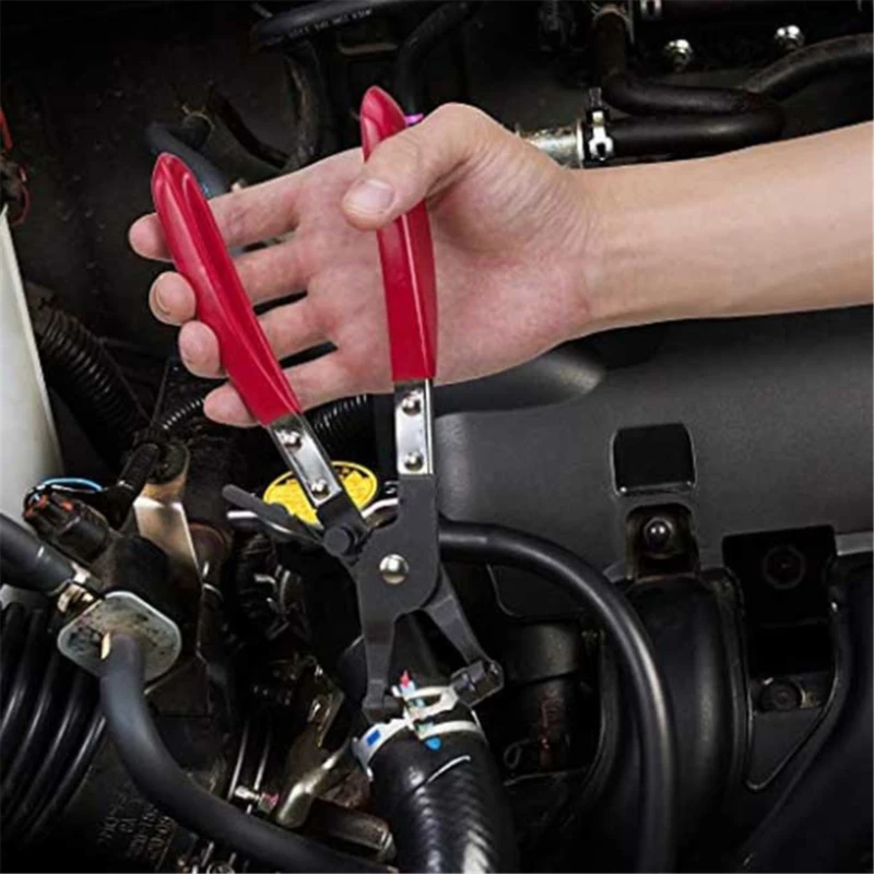 

Hose Clamp Pliers Car Water Pipe Removal Tool for Fuel Coolant Hose Pipe Clips Thicker Handle Car Tube Bundle Clamp Hoop Throat