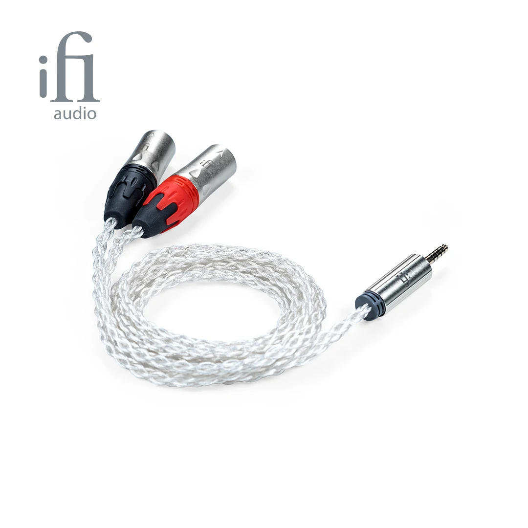 iFi 4.4mm to XLR Balanced Adapter Cable Balanced Signal Transmission 16American Wire Gauge Total Diameter OFHC Conductors audio cable