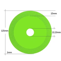 Diamond Glass Cutting Disc for Marble, Ceramic, Tile, and Jade Grinding