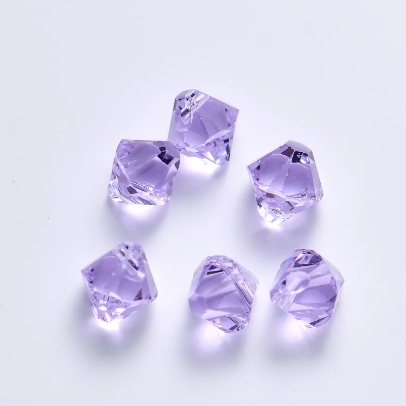 

(6 pieces) 6328 XILION Bi-Cone Pendant Loose Beads Rhinestone Crystal For DIY Jewelry Making