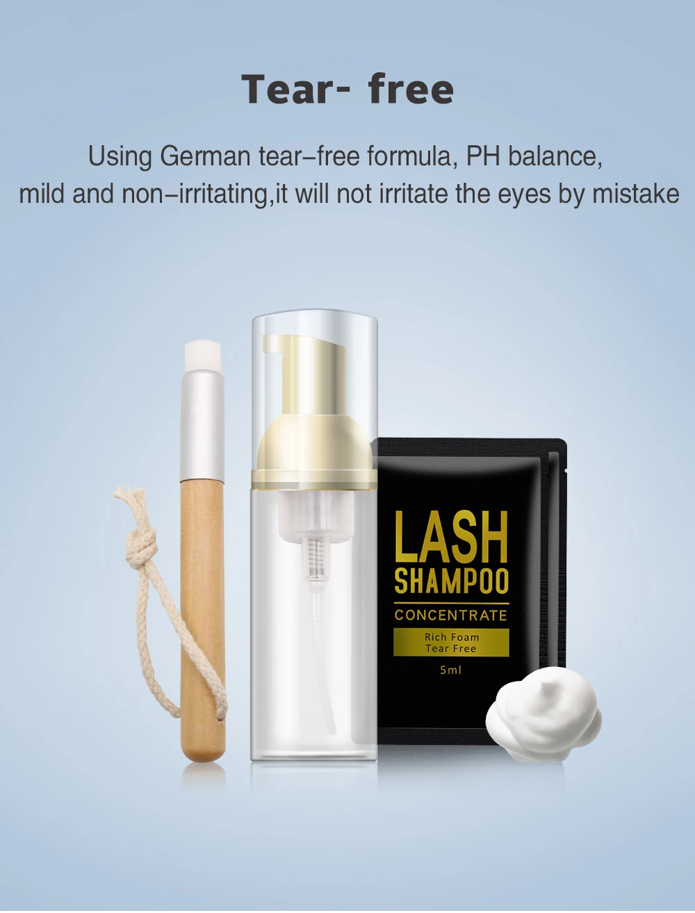 Uforglemmelig Legitimationsoplysninger dejligt at møde dig Qeelasee Eyelash Shampoo Concentrate Lashes Tools Makeup For Eyelashes  Extension Lash Foam Cleanser Mousse Friendly| | - AliExpress