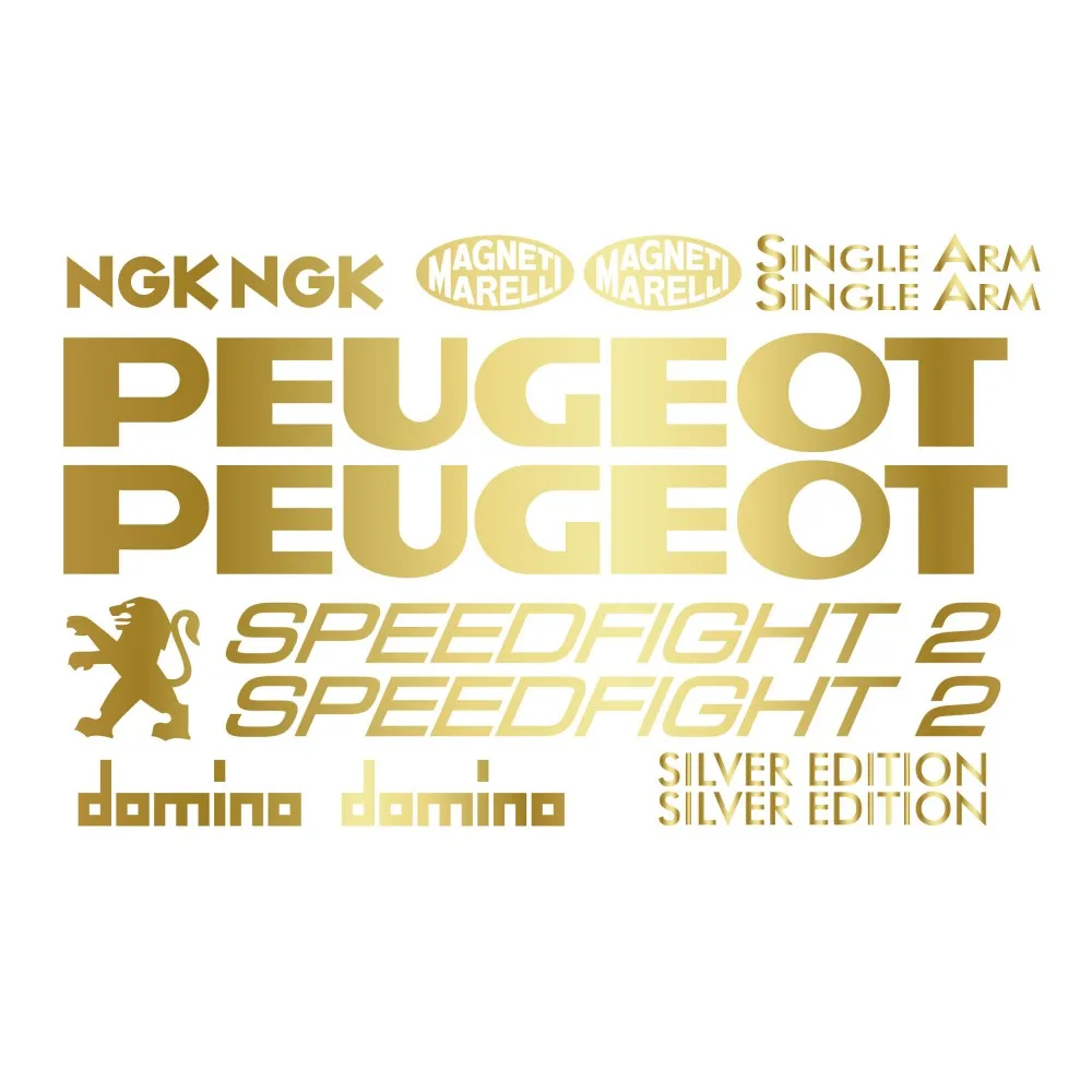 Kit Adesivo Compatibile Per Moto Scooter Peugeot Speedfight 2