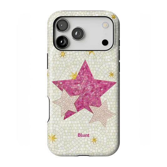 Luxury Blunt Color Blocking Design Phone Case with Double-Layer Back Cover
