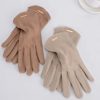 Women Winter Keep Warm Touch Screen Thin Cashmere Gloves 1